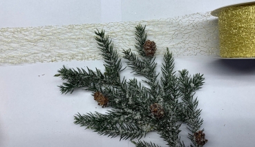 Band Spider (Gitterband) gold